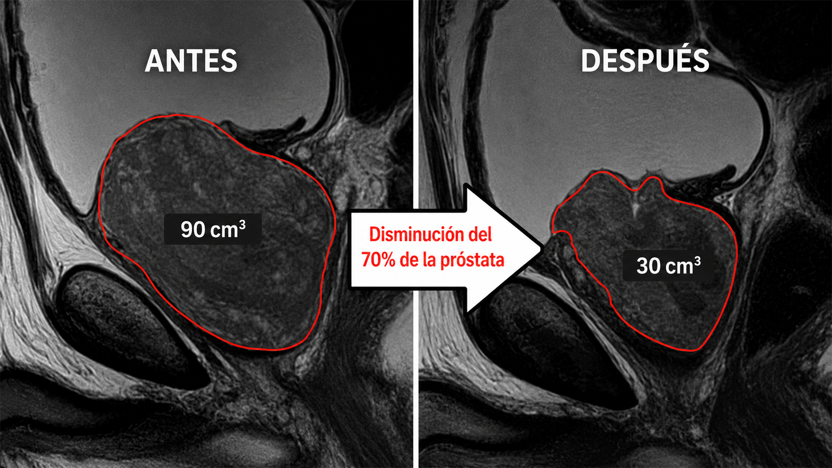 Antes y Después de Próstata