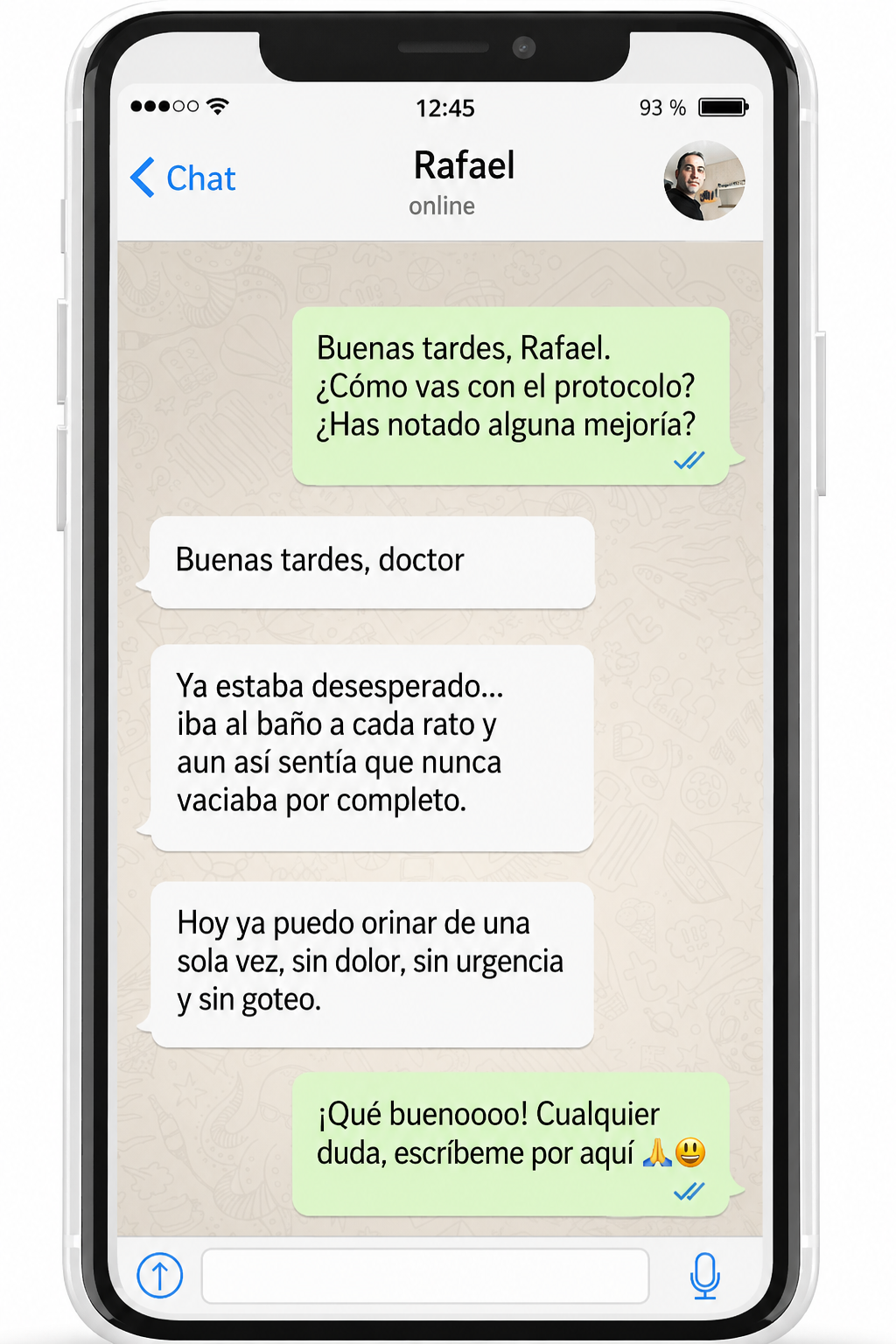 WhatsApp Testimonio 1